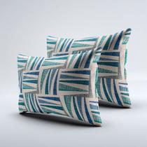 Kit 10 Fronhas Brandemburgo 50cm x 70cm Estampadas 100% Algodão Percal 400 Fios Sortidas e Confo