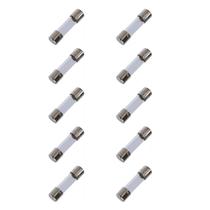Kit 10 Fusíveis de Vidro 10A 5mmx20mm Kit 10 Fusíveis de Vidro 10A 5mmx20mm