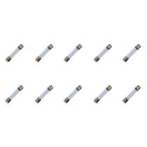 Kit 10 Fusíveis de Vidro 15A 6mmx30mm Kit 10 Fusíveis de Vidro 15A 6mmx30mm