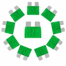 Kit 10 Fusíveis Lâmina Comum 05 A 40 Amperes Automotivo Lote