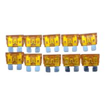 Kit 10 Fusíveis Lâmina Universal 40 Amperes Tangerina Kit 10 Fusíveis Lâmina Universal 40 Amperes Tangerina