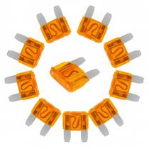 Kit 10 Fusíveis Max Automotivo Amperagem Lâmina Bateria Lote Kit 10 Fusíveis Max Automotivo Amperagem Lâmina Bateria Lote