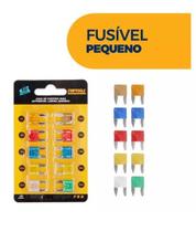 Kit 10 Fusível Automotivo Pequeno Lâmina Mini 05a Até 30a Kit 10 Fusível Automotivo Pequeno Lâmina Mini 05a Até 30a