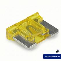 Kit 10 Fusivel Encaixe Lamina Micro Elemento Curto 20 Amperes Kit 10 Fusivel Encaixe Lamina Micro Elemento Curto 20 Amperes