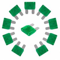 Kit 10 Fusível Max Automotivo 30 Amperes Lâmina Bateria Lote