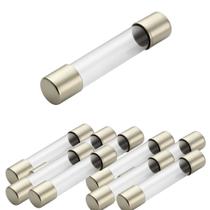 Kit 10 fusivel vidro grande 6a Kit 10 fusivel vidro grande 6a