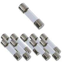 Kit 10 fusivel vidro pequeno 30a