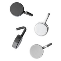 Kit 10 Gancho Adesivo Plastico - Branco e Preto - Clink Kit 10 Gancho Adesivo Plastico - Branco e Preto - Clink