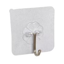 Kit 10 Gancho Adesivo Transparente Dupla Face Pendurar