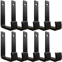 Kit 10 Gancho Cantoneira Suporte 8 Cm Ferro Prateleira Mão Francesa