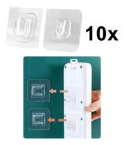 Kit 10 Gancho Macho Fêmea Adesivo Pendurar Quadro Parede Utensilios