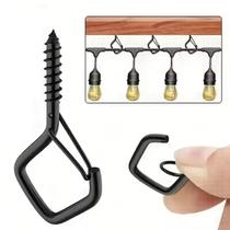 Kit 10 Ganchos de Teto com Buchas Suporte de Parede e Teto Design em V Antivibração para Vasos Luzes e Decoração Kit 10 Ganchos de Teto com Buchas Suporte de Parede e Teto Design em V Antivibração para Vasos Luzes e Decoração