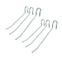 Kit 10 Ganchos Expositores 15cm Painel Canaletado, Prático e Resistente Kit 10 Ganchos Expositores 15cm Painel Canaletado, Prático e Resistente