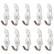 Kit 10 Ganchos Multiuso De Parede Para Bolsas e Roupa G.C SF Kit 10 Ganchos Multiuso De Parede Para Bolsas e Roupa G.C SF