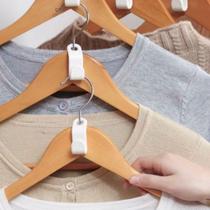 Kit 10 ganchos plásticos para cabide