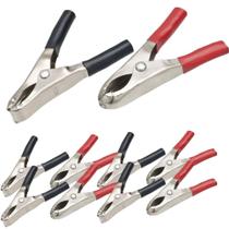 Kit 10 garra jacare 20a 73mm preto e vermelho Kit 10 garra jacare 20a 73mm preto e vermelho
