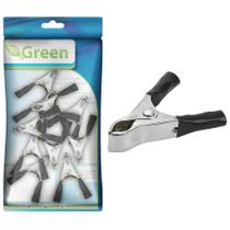 Kit 10 Garra Jacaré Grande Preto 4,7cm