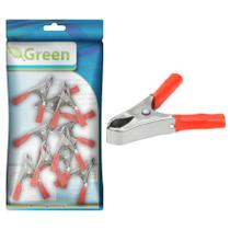 Kit 10 Garra Jacaré Grande Vermelho 4,7cm