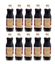 Kit 10 Garrafas 1l Suco Integral Uva Bordô Vinícola Masotti