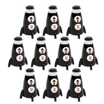 Kit 10 Garrafas Foguete Corinthians Lembrancinha para Festa