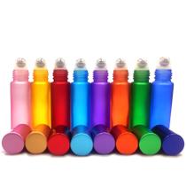 Kit 10 Garrafas Vidrinho 10 Ml Rollon Colorido