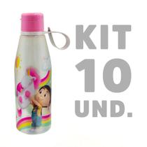 Kit 10 Garrafinha Infantil de Plástico Com Tampa Abre Fácil 530ml Plasútil Kit 10 Garrafinha Infantil de Plástico Com Tampa Abre Fácil 530ml Plasútil