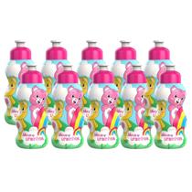 Kit 10 Garrafinhas De Água Infantil Squeeze Lembrancinha 300ml Kit 10 Garrafinhas De Água Infantil Squeeze Lembrancinha 300ml