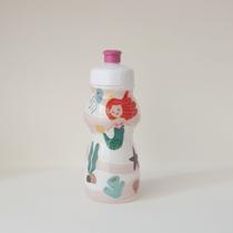 Kit 10 Garrafinhas Infantis Squeeze Meninas e Meninos 250ml