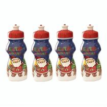 Kit 10 Garrafinhas Natal Squeeze Infantil Lembrancinhas