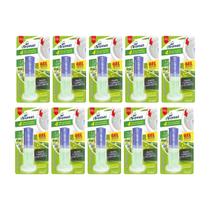 Kit 10 Gel Adesivo Sanitário Refil e Aplicador 28g Cítrus