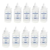 Kit 10 - Gel Clínico De Contato Condutor Ultrassom De 100Ml