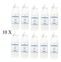 Kit 10 - Gel De Contato Para Ultrassom Fisioterapia Tens Bisnaga 250ml