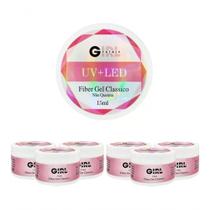 Kit 10 Gel Led/Uv Não Queima Clássico Girl Fatale