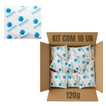 Kit 10 Gelo Gelinho Flexível Reutilizável 120g Artificial Para Cooler Lancheira Kit 10 Gelo Gelinho Flexível Reutilizável 120g Artificial Para Cooler Lancheira