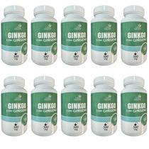 Kit 10 Ginkgo Biloba com Ginseng - Life Natural - 60 Cápsulas Kit 10 Ginkgo Biloba com Ginseng - Life Natural - 60 Cápsulas