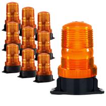 Kit 10 Giroflex Strobo Led Trator Carro Moto Bi-volt 9-30v Kit 10 Giroflex Strobo Led Trator Carro Moto Bi-volt 9-30v