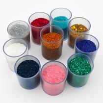 Kit 10 Glitter Purpurina Colorido 3g cada Cor sortida