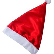 Kit 10 Gorro de Natal em Cetim Vermelho e Branco - Wincy - Natal