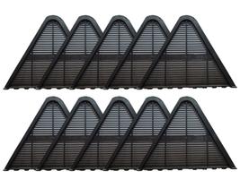 Kit 10 Grade de Ventilação Canalete 44