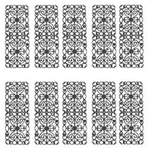 Kit 10 Grades De Ferro Ramada Sacada Varanda Escada 95X36Cm