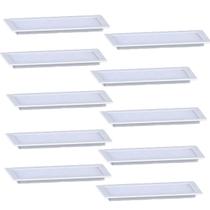 Kit 10 Grades Ventilação Retangular Encaixe 26x9,5cm Exaus Kit 10 Grades Ventilação Retangular Encaixe 26x9,5cm Exaus