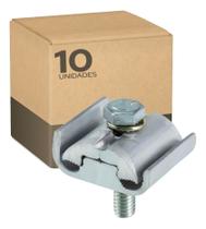 Kit 10 Grampo Tapit Paralelo Conector 10mm A 1/0 Awg