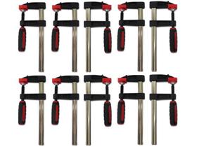 Kit 10 Grampos P/ Carpinteiro Tipo Sargento 150x50x210mm Onetools Kit 10 Grampos P/ Carpinteiro Tipo Sargento 150x50x210mm Onetools