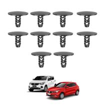 Kit 10 Grampos Painel Interno Traseiro Fiat Mobi Argo Cronos