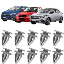 Kit 10 Grampos Retrovisor Chevrolet Prisma Celta Onix
