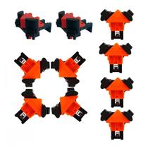 Kit 10 Grampos Sargento De Canto Aperto Angular 90 Graus