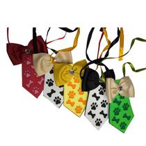 Kit 10 Gravatinhas G EVA Lacinho Pet Banho e Tosa Cão e Gato