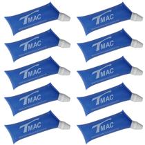 Kit 10 graxa branca universal moto carro relação lubrificante transmissão portão engrenagem roçadeira 80 gramas