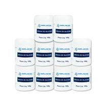 Kit 10 Graxa De Silicone Dielétrica Pote 100g Implastec Kit 10 Graxa De Silicone Dielétrica Pote 100g Implastec