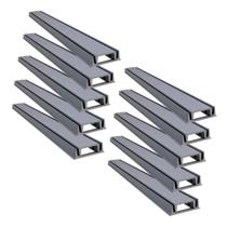 Kit 10 Grelha Linear Invisivel Oculta 3255X10GDA com Caixilho Cinza GDA Industria e Distribuidora Kit 10 Grelha Linear Invisivel Oculta 3255X10GDA com Caixilho Cinza GDA Industria e Distribuidora